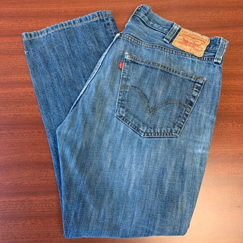 Vintage Men's 501 Levi's Awesome Destroyed Jeans